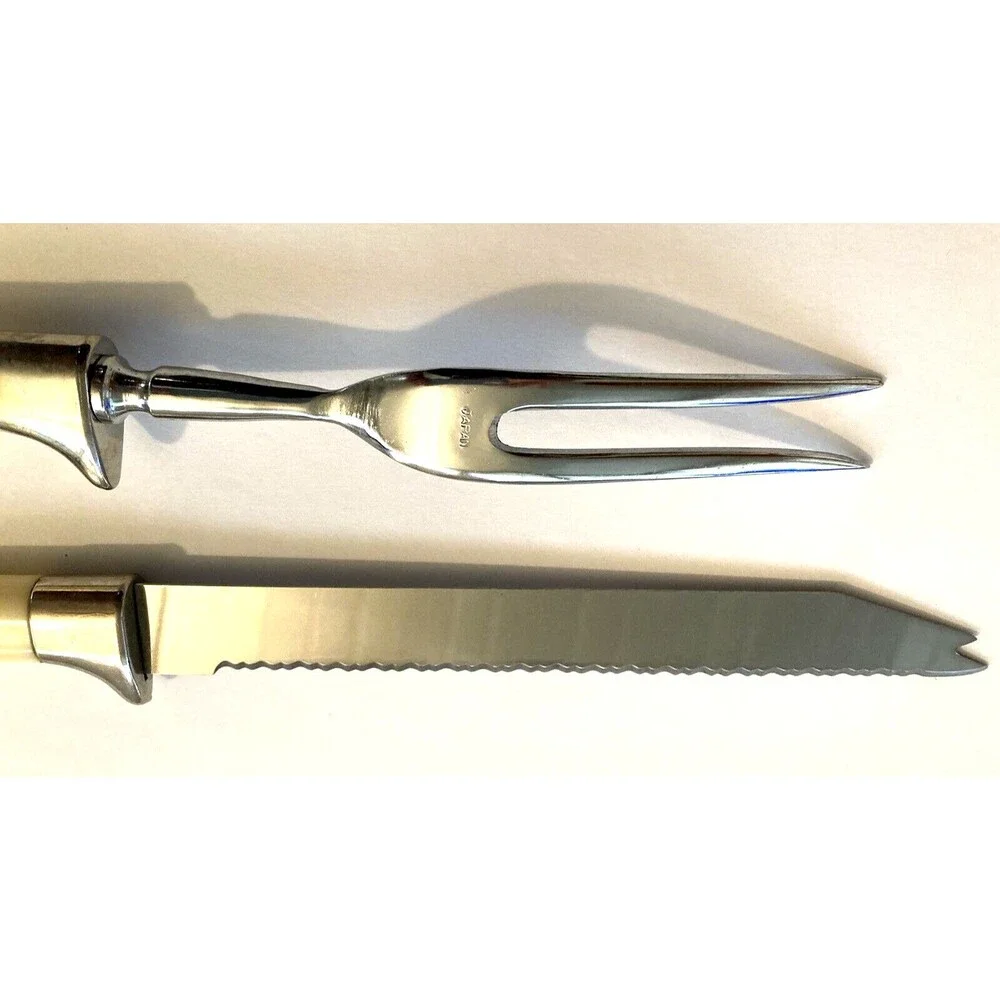Vintage Emdeko Sheffield England Cutlery Set Desert Flower Stainless Steel
